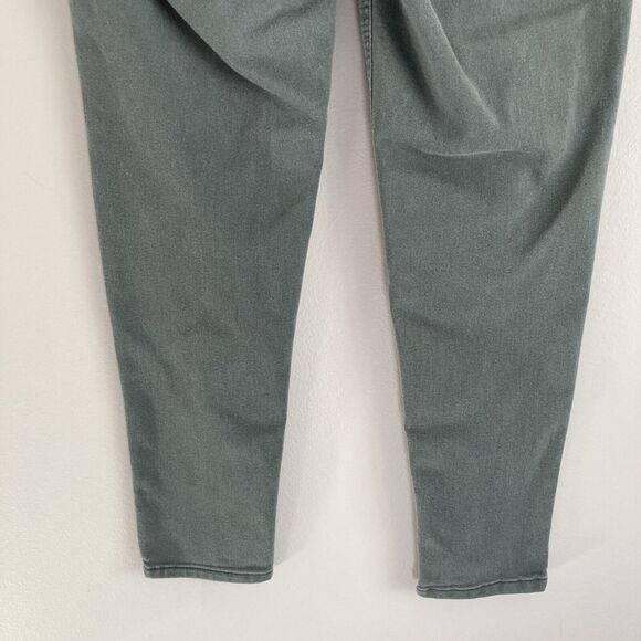 Democracy Ab Technology Gray Stretch Denim Pants Mid-Rise Skinny Size 8 - Picture 8 of 9